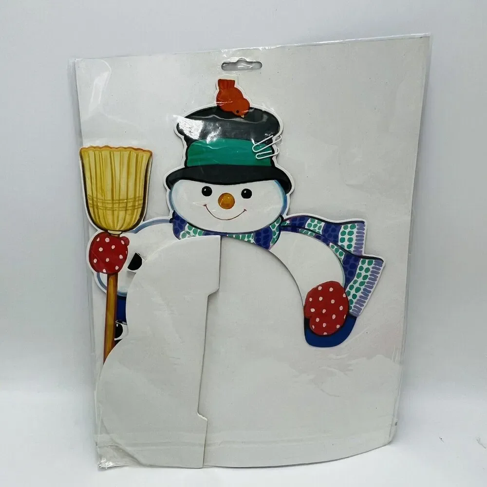 Amscan Honeycomb Snowman Table Decoration Fully Assembled One Piece New